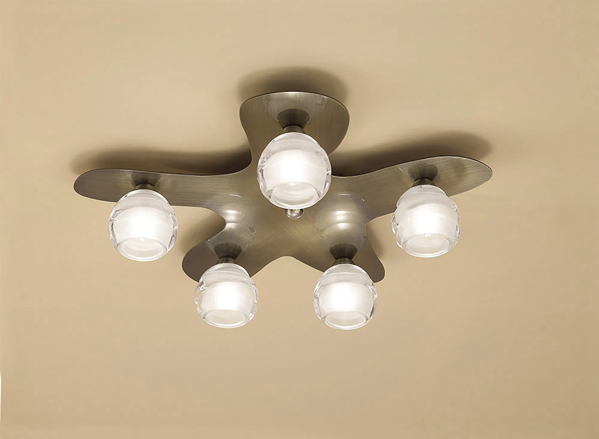 Loop AB Ceiling Lights Mantra Flush Fittings Loop AB Ceiling Lights Mantra Flush Fittings